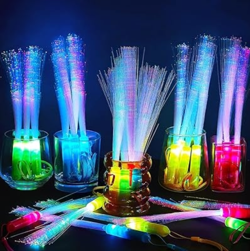 LED Pom Pom Wand - Set of 2