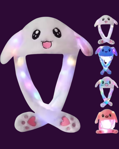 LED Plushie Head Toy with Ear Boop